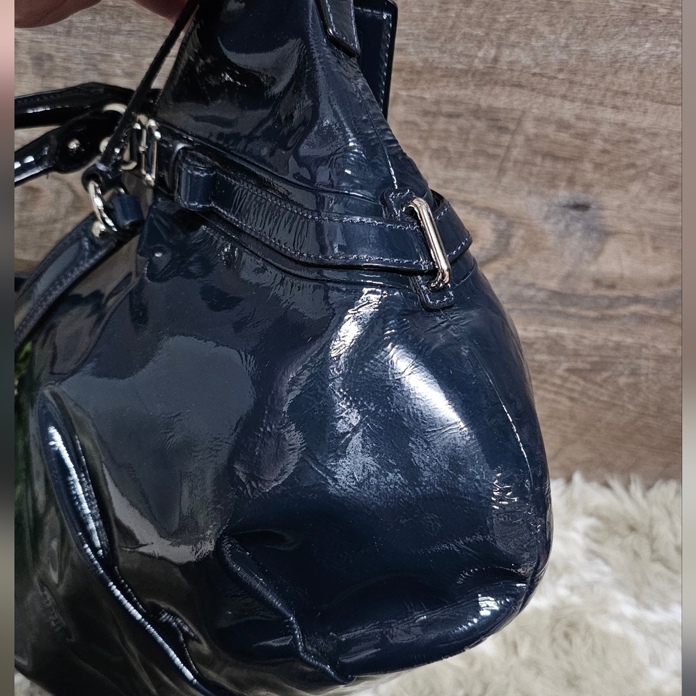 Coach Large Navy Sophia Bag #15915. - Picture 6 of 16
